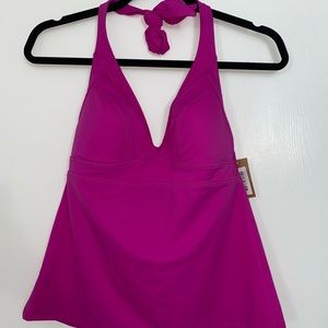 TITLE NINE TANKINI SET PINK L TOP & S BOTTOMS